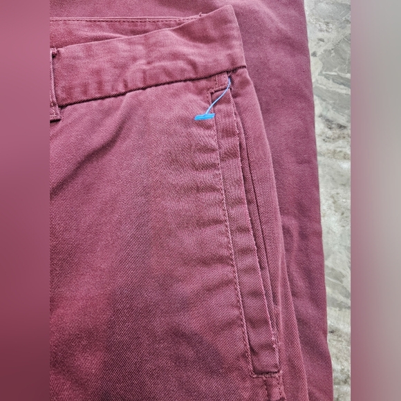 J.Crew Chino Pants Burgundy 100% Cotton Size 10 - Picture 3 of 8